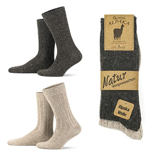 Beige/Brown - 2 Pairs (Model:3095)