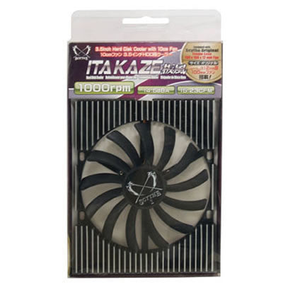 Scythe ITA KAZE Slim 120mm Hard Disk Cooler - Ultra Quiet 1000 RPM Cooling Fan for PC, NAS, and Server Storage - Perfect for Gaming Rigs and Data Centers