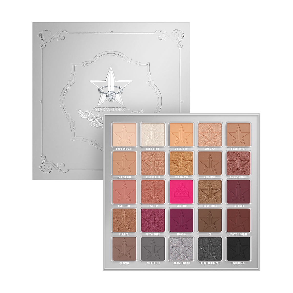 Palette Star Wedding - Elegant Wedding Decorations for Bridal Showers, Receptions & Ceremonies | Perfect for DIY Wedding Themes & Party Decor