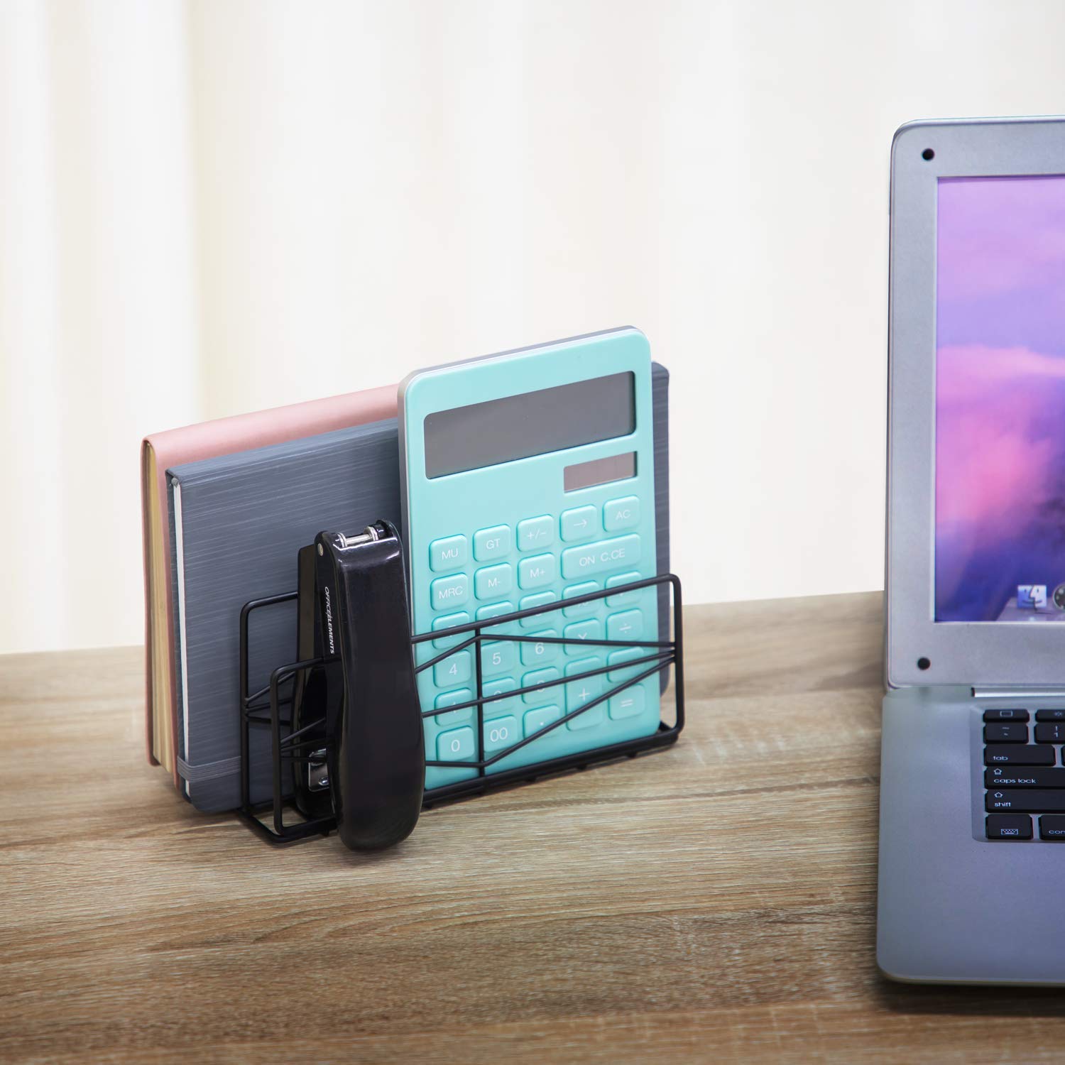 3-Slot Letter Organizer for Office Desk - Home Zone Living File Holder | Perfect for Mail, Bills & Documents Organization