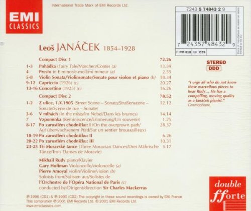 Janacek: Capriccio, Concertino, Violin Sonata & Solo Piano Works - Classical Music Collection for Relaxation, Study & Concert Performances