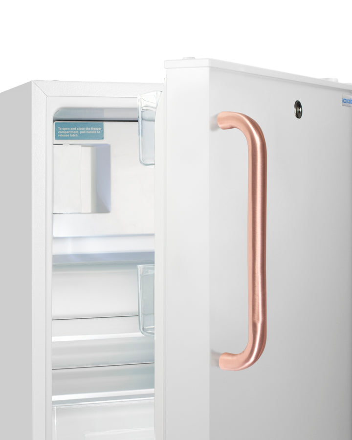 Accucold 20-Inch Wide Built-In Refrigerator Freezer - ADA Compliant, Energy Efficient, Stainless Steel (Model ADA302RFZTBC) - Perfect for Small Kitchens, Offices, and ADA Accessible Spaces