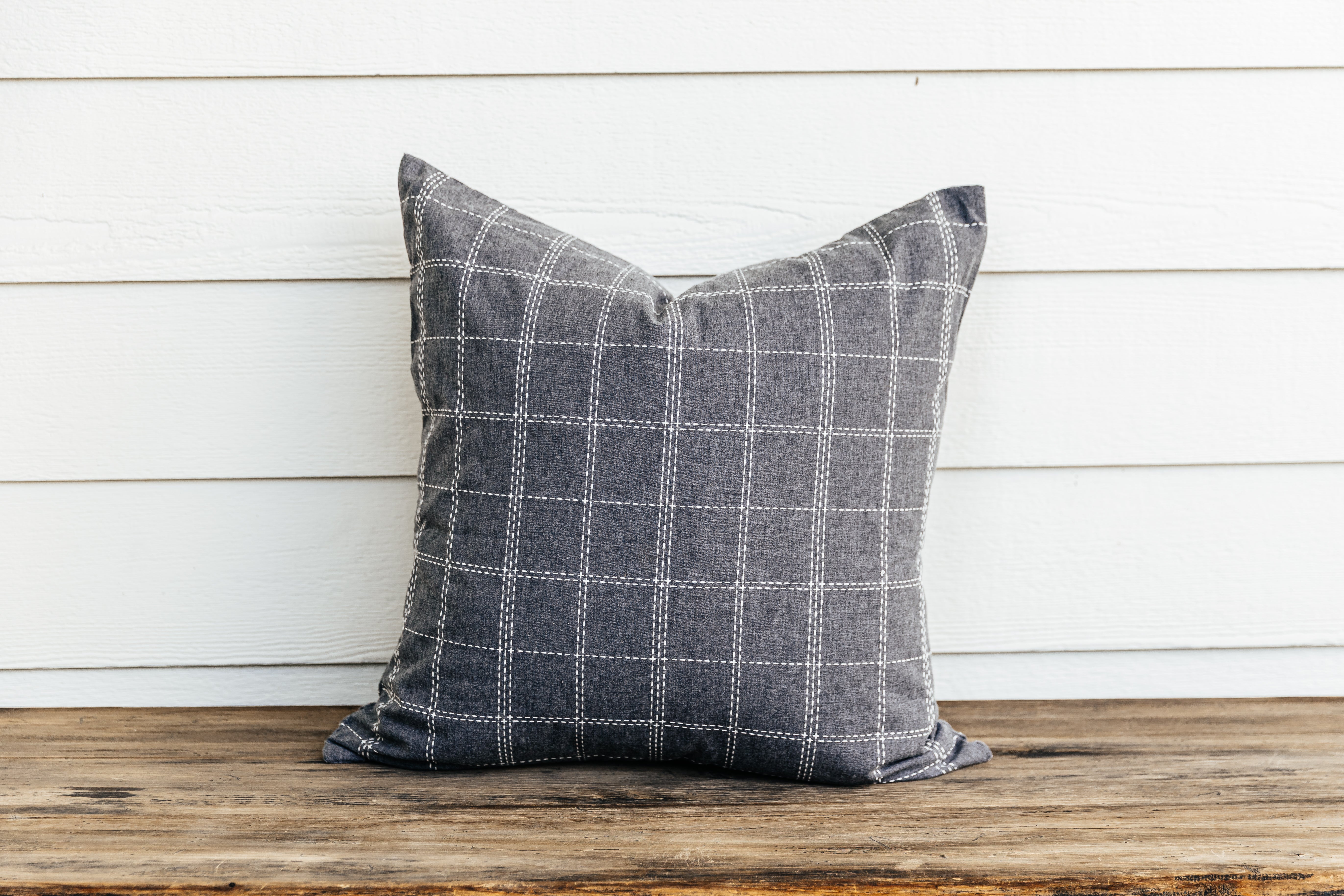Lucas Euro Pillow Cover - Soft & Breathable 100% Cotton Decorative Pillowcase for Couch, Bed, Sofa - Perfect for Home Decor, Living Room, Bedroom (20x20 Inches)