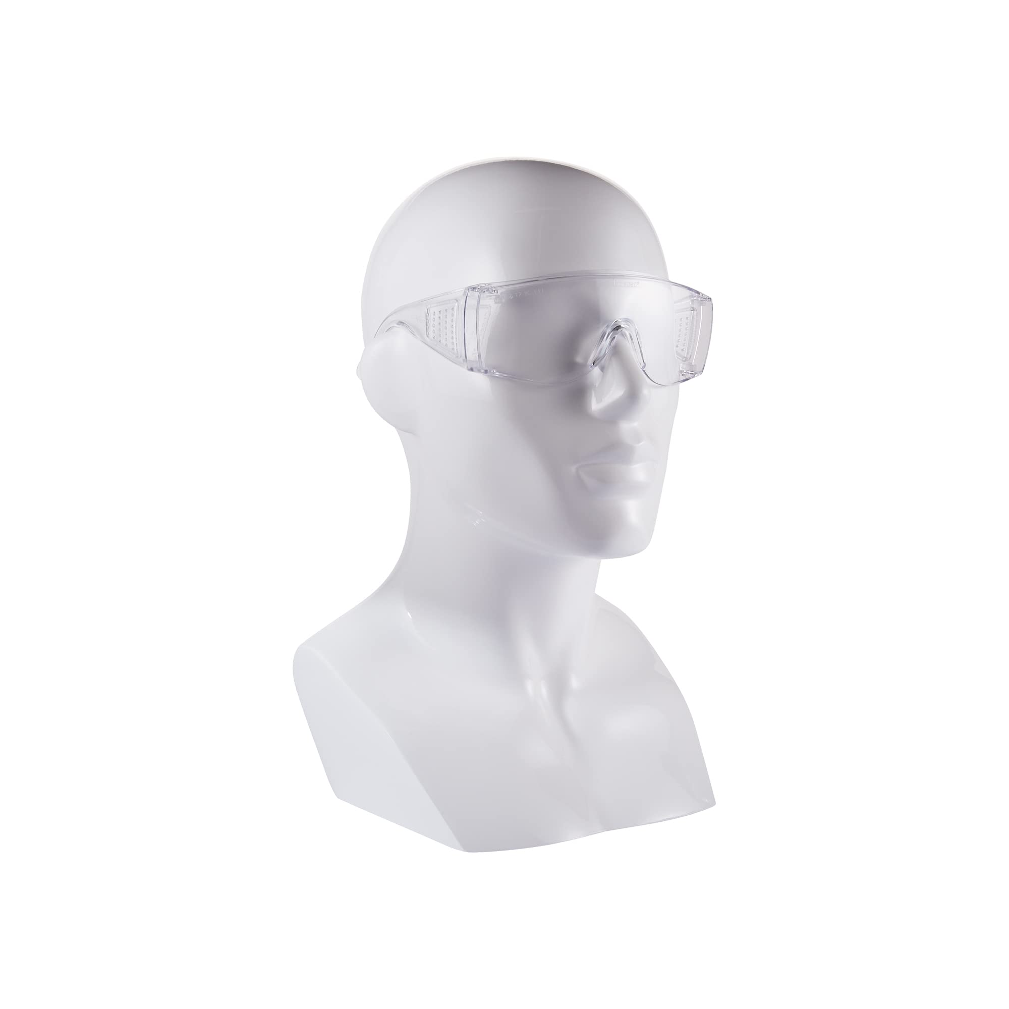 KleenGuard Unispec II Safety Glasses (16727) - Clear UV Protection Eyewear, Hardcoated Lenses, Metal-Free Temples, 50 Pairs/Case - Ideal for Construction, Lab Work & Industrial Safety