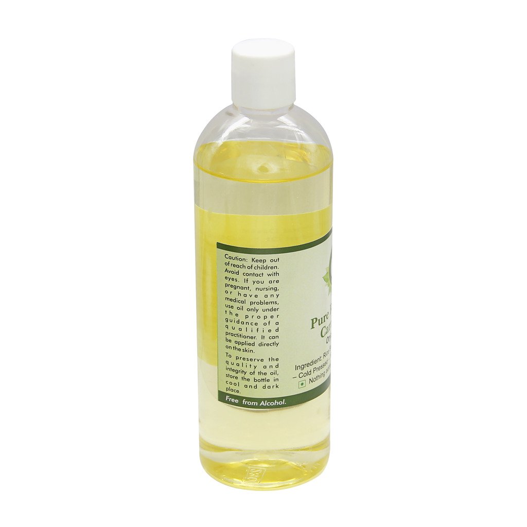 Organic Pure Rice Bran Carrier Oil 200ml - 100% Natural Oryza Sativa Oil for Skin & Hair Care - Perfect for Massage, Aromatherapy & DIY Beauty Products