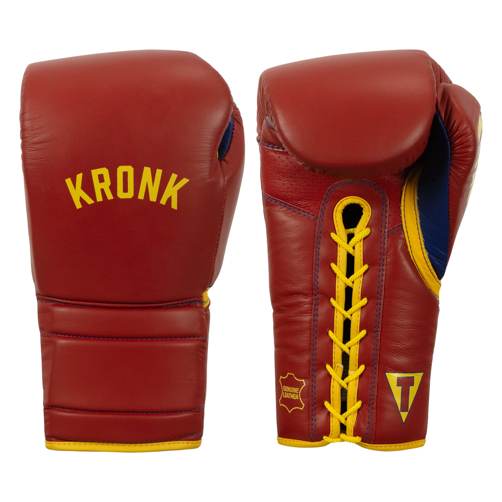 KRONK Boxing Gloves for Training - Premium Lace-Up Boxing Gloves for Men & Women - Perfect for Sparring, Heavy Bag Workouts, and Boxing Gym Training
