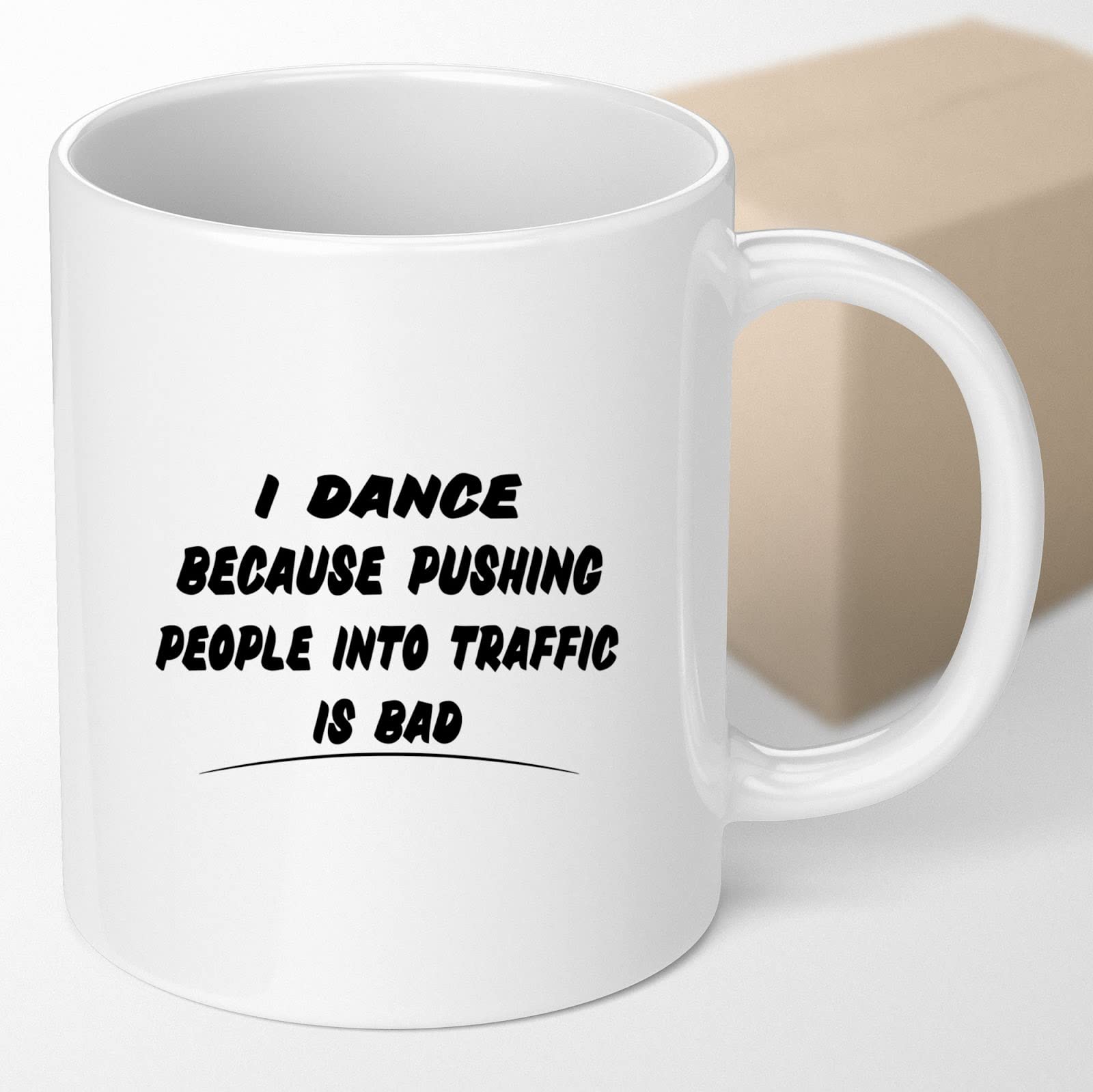 Coffee Mug Dance - Funny Sayings Cup for Dance Lovers, Perfect Birthday Gift for Friends, Ideal for Dance Parties and Coffee Breaks