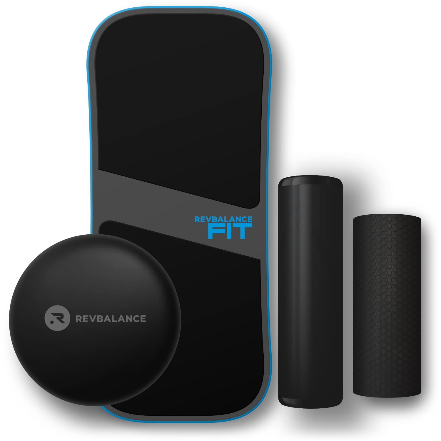 Revbalance FIT 3-in-1 Exercise Balance Board for Core Strength Training, Stability Workouts & Physical Therapy - Perfect for Home Gym, Office Fitness & Rehabilitation Exercises