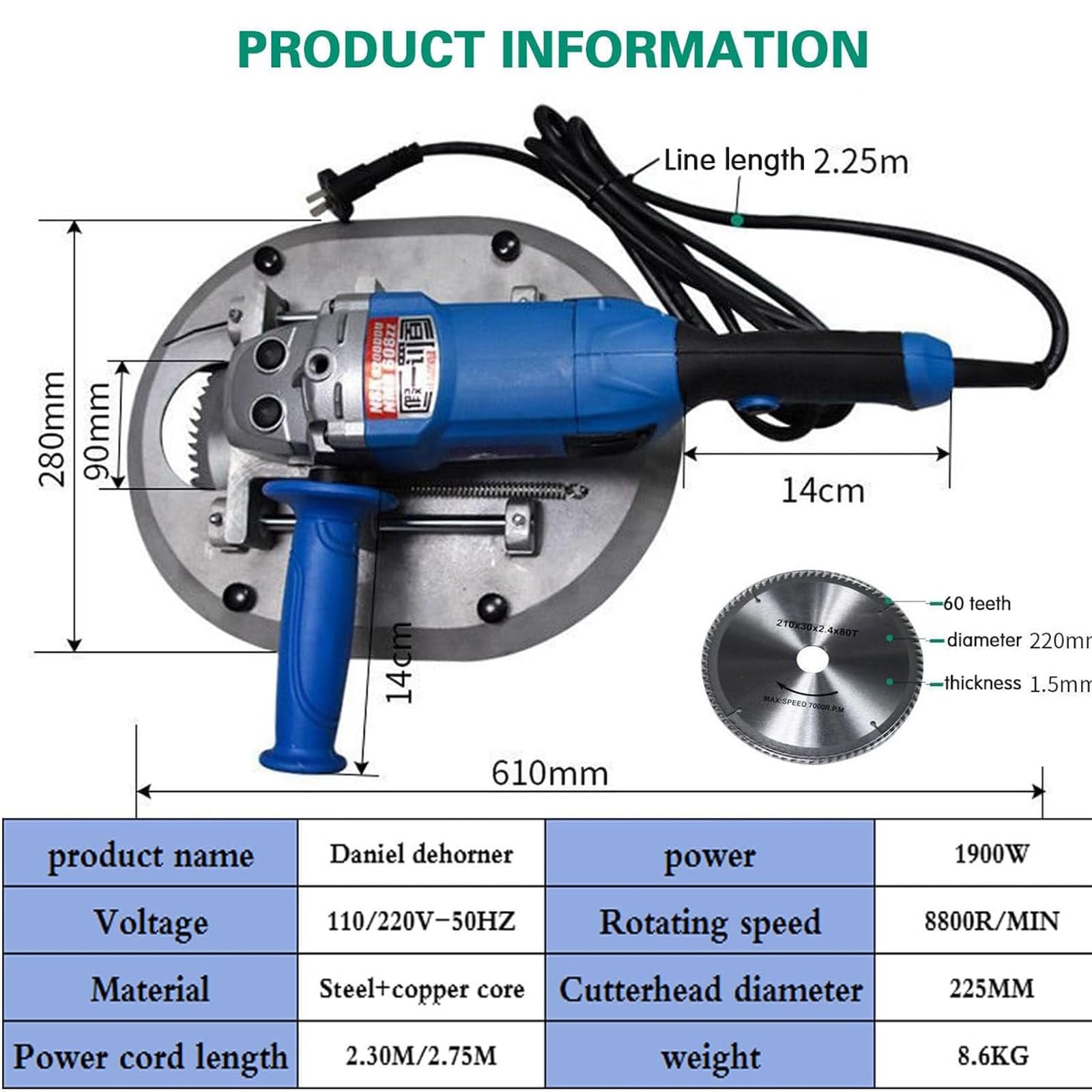 1900W Electric Cattle Dehorner for Goats & Livestock - Portable Horn Removal Tool for Calves, Sheep & Farm Animals - Essential Livestock Equipment for Dairy Farms & Veterinary Use