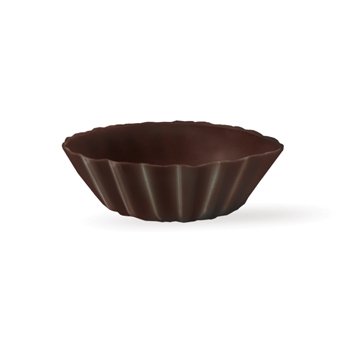 Premium Belgian Chocolate Mini Cups for Desserts - 210pcs (50mm) | Perfect for Wedding Buffets, Party Sweet Tables & Restaurant Desserts
