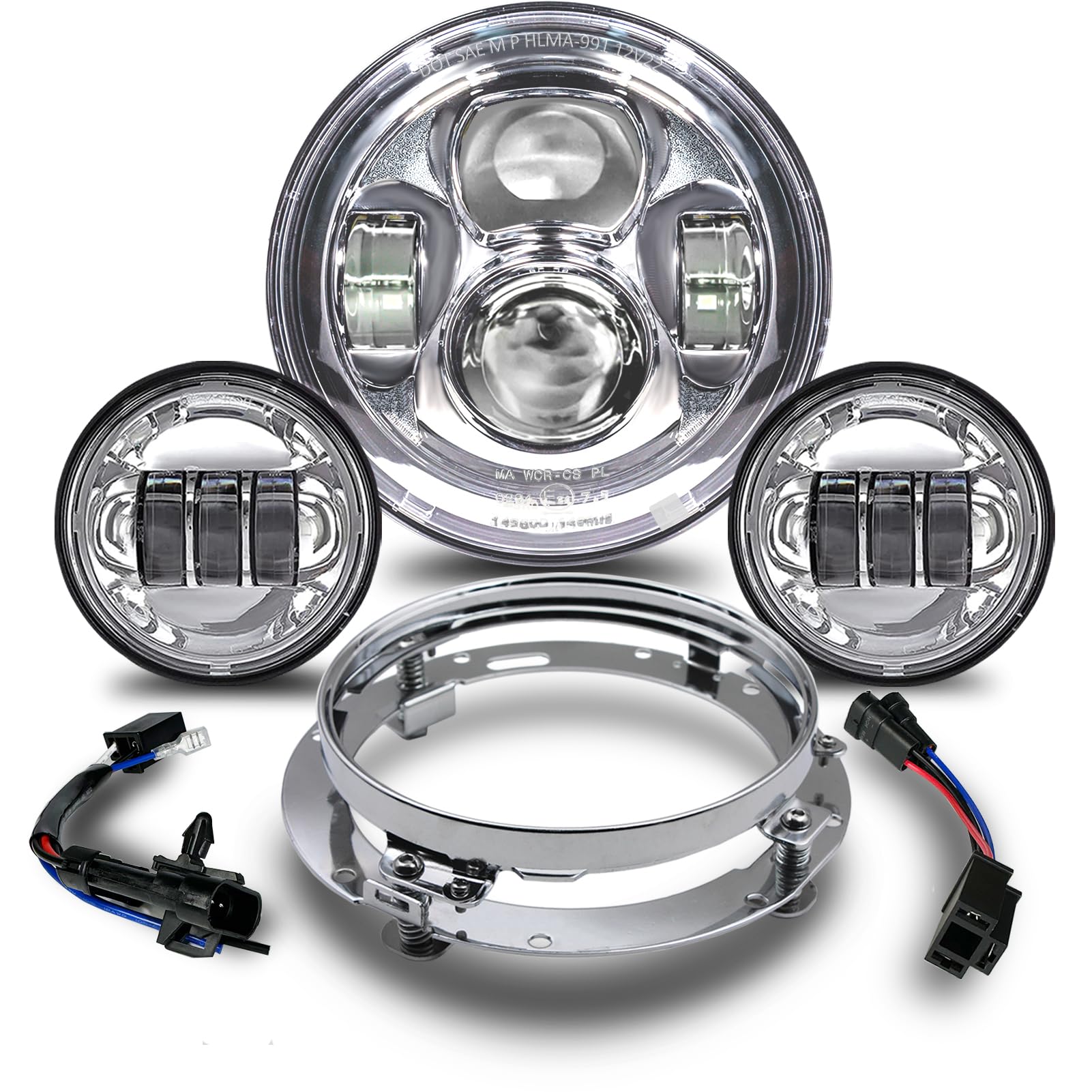 7 Inch Motorcycle LED Headlight with 4.5