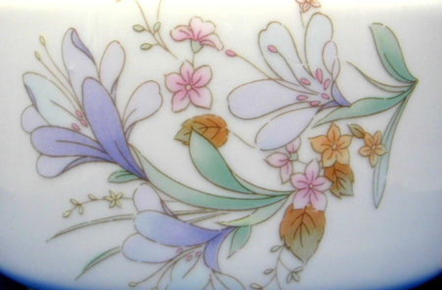 Floral Porcelain Teapot with Wild Flowers Design - Japanese Style for Tea Brewing | Perfect for Afternoon Tea, Gifts & Home Decor