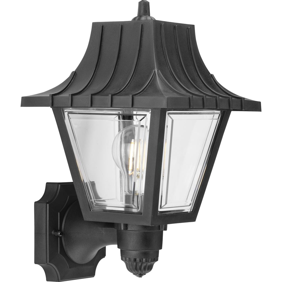 Mansard Collection One Light Outdoor Wall Lantern - Weatherproof Exterior Sconce for Porch, Patio, Garden & Entryway Lighting
