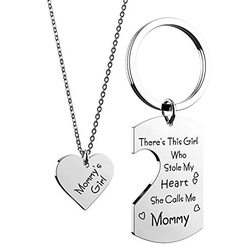 A_mommy Daughter Keychain Set 2