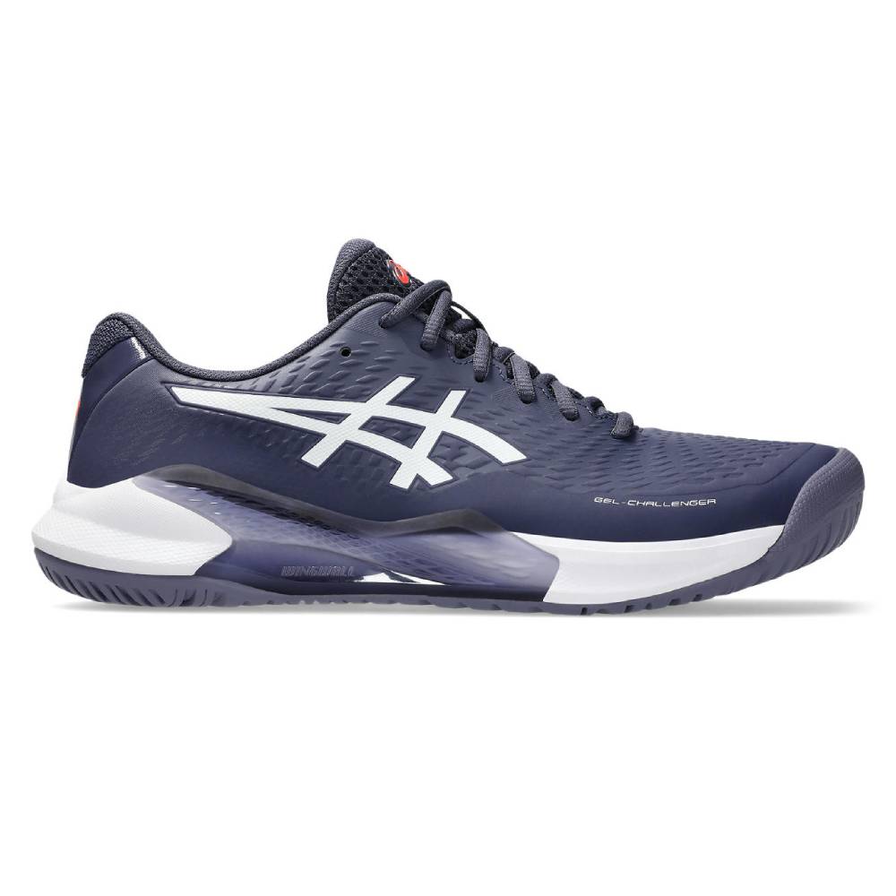 ASICS Gel Challenger 14 Men's Tennis Shoes - Lightweight Performance Court Shoes for Men with Shock Absorption (Indigo Fog/White) - Perfect for Competitive Tennis Matches & Training Sessions
