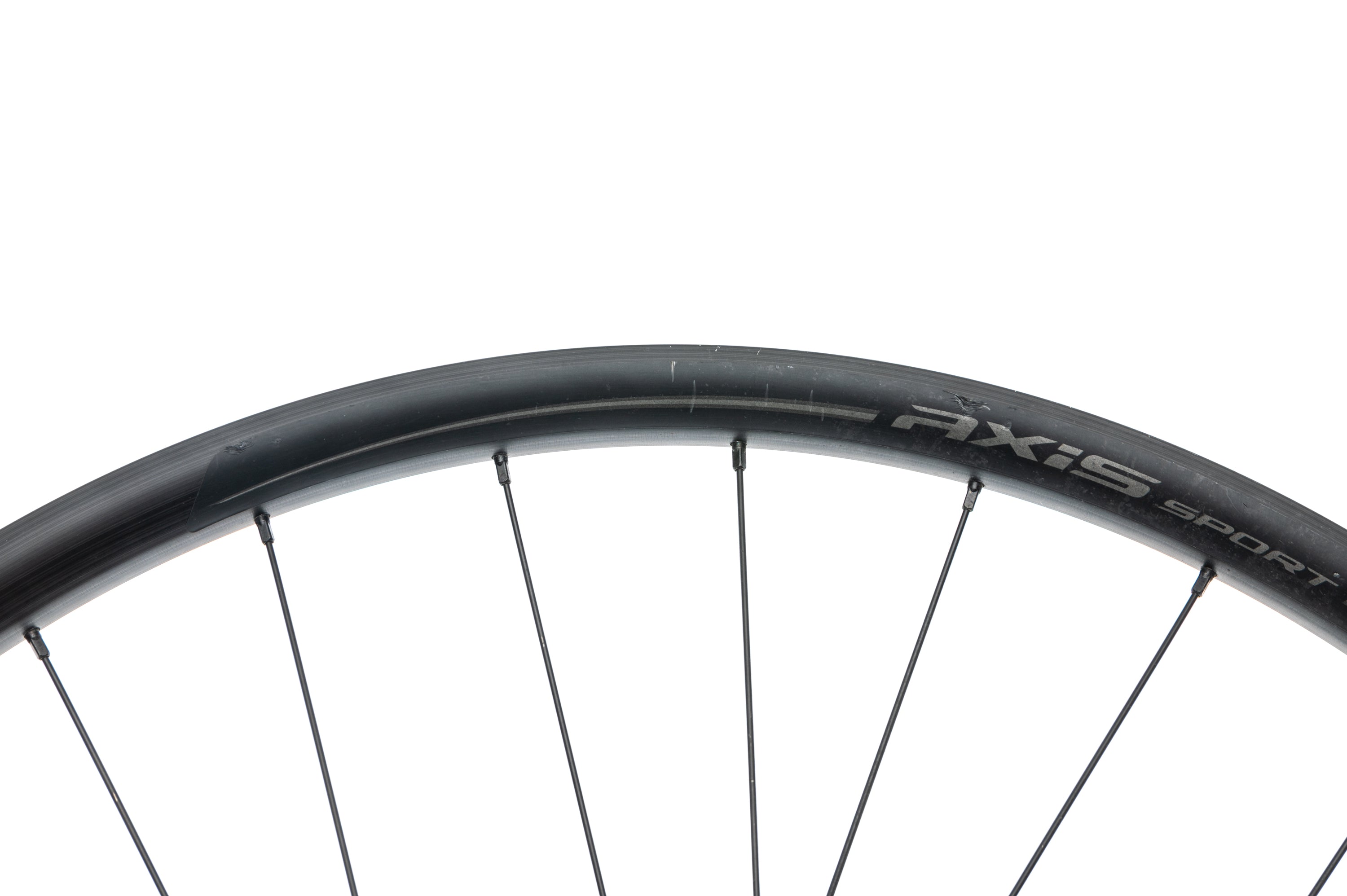 Axis Sport Aluminum Clincher 700c Wheelset - Lightweight Road Bike Wheels for Racing & Training - Perfect for Road Cycling, Triathlon & Endurance Rides