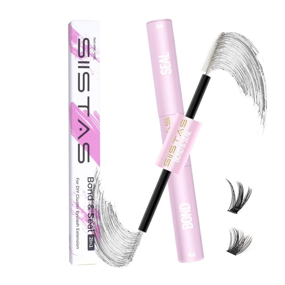 Super Strong Hold Cluster Lash Adhesive - Waterproof Eyelash Glue for DIY Individual Extensions | Safe for Sensitive Eyes | Perfect for Daily Wear, Special Occasions & Professional Use