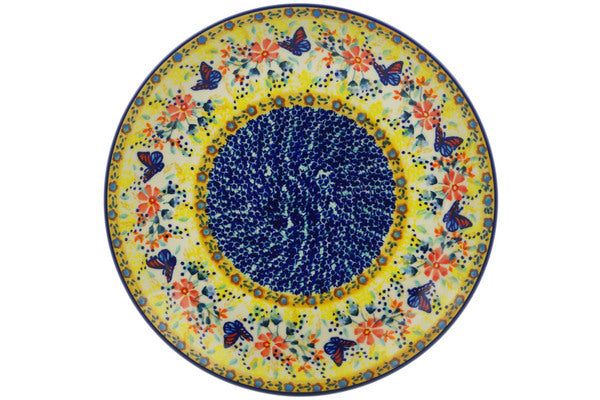 10-Piece Butterfly Summer Garden Dinner Plate Set - Elegant Floral Design for Outdoor Dining, Parties, and Home Decor