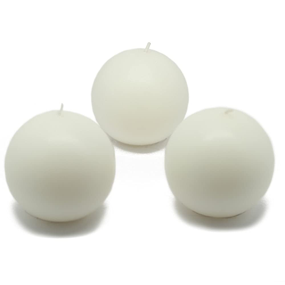 3 Inch Purple Ball Candles - Bulk Pack of 36 - Perfect for Birthday Parties, Weddings & DIY Decorations