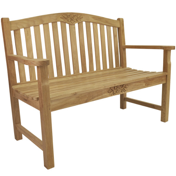 50 Round Rose Bench - Elegant Outdoor Garden Seating for Patio, Backyard, and Porch - Perfect for Relaxing, Entertaining, and Decorating Your Outdoor Space