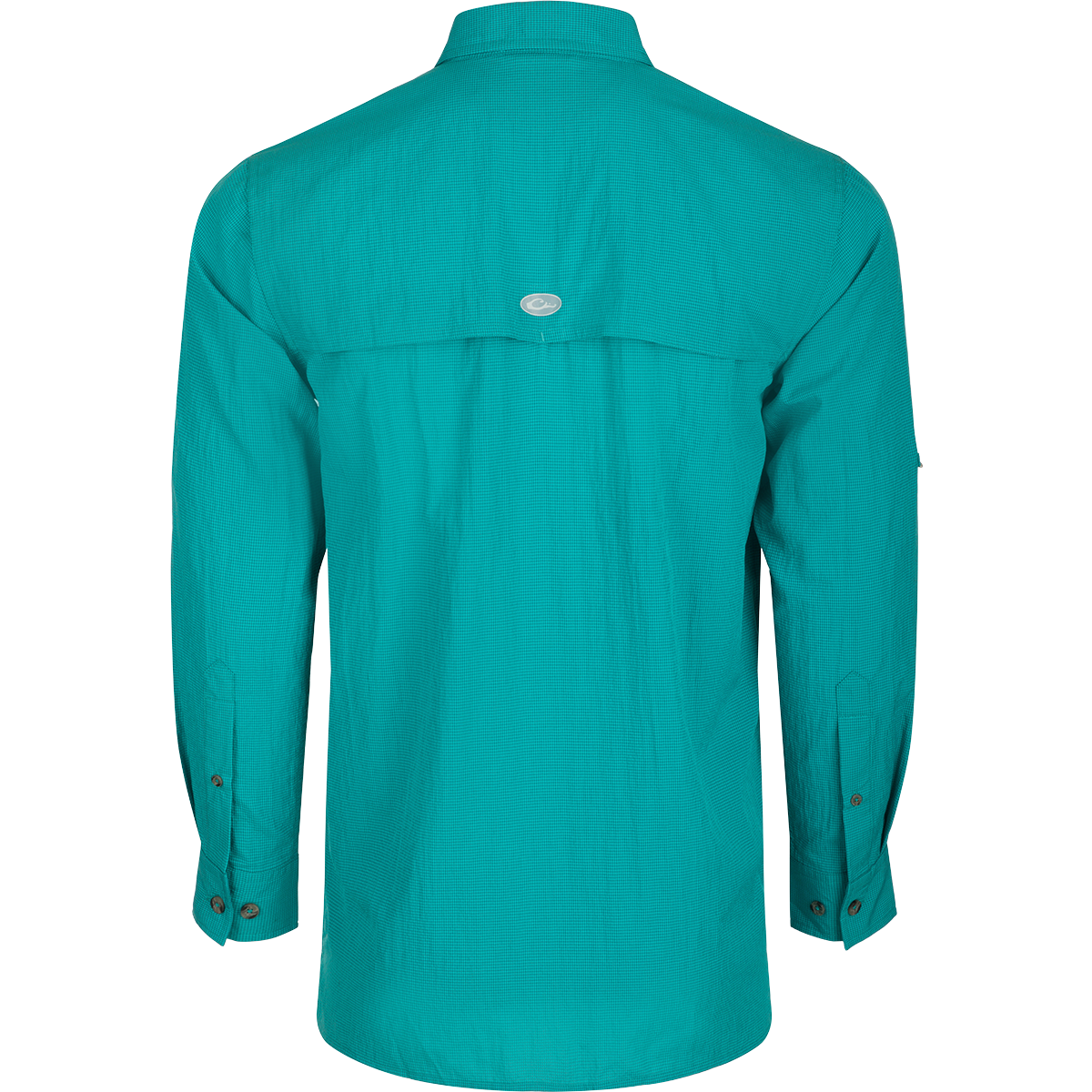 Classic Seersucker Long Sleeve Mini Check Shirt for Men - Casual Summer Wear, Office Outfit & Vacation Style