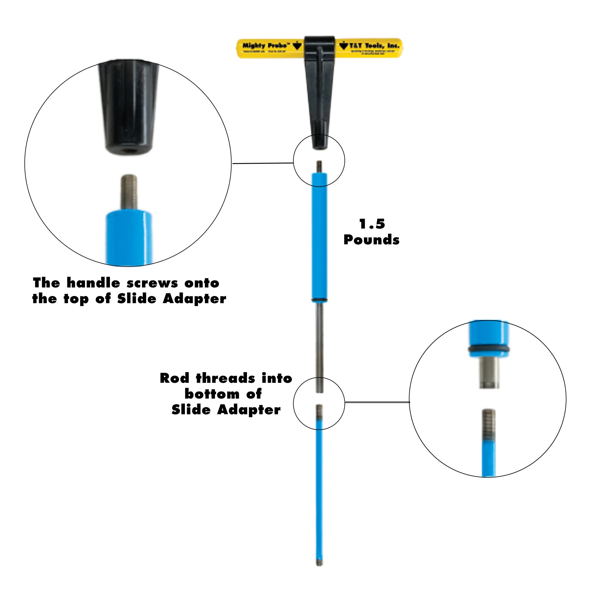 Mighty Probe Slide Adapter - Universal Fit for Easy Installation | Compatible with Various Testing Equipment | Perfect for Lab, Industrial & DIY Use