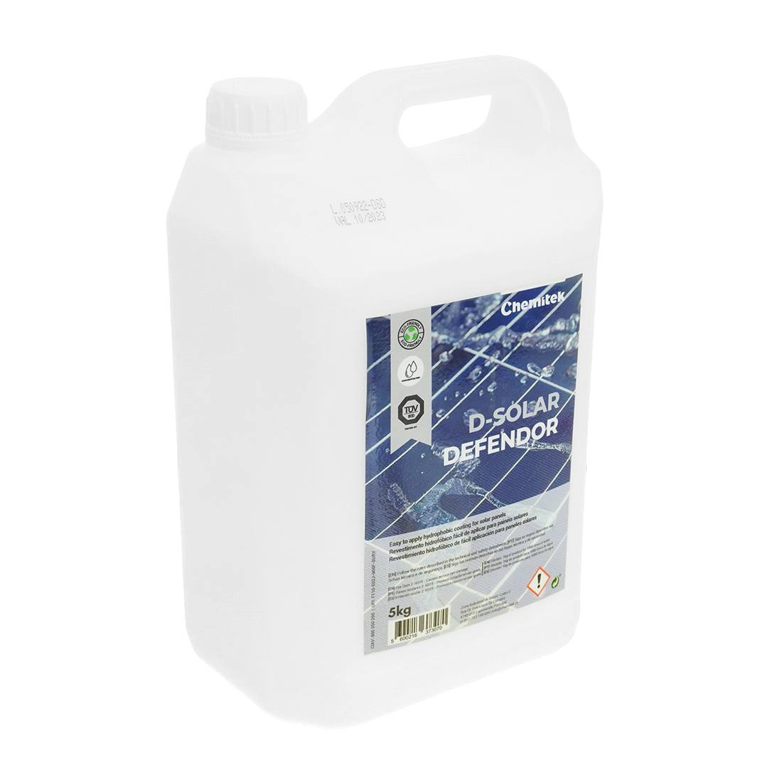 Chemitek D Solar Defendor - High-Performance Solar Panel Protective Coating for Enhanced Durability & Efficiency | Ideal for Residential, Commercial & Industrial Solar Systems