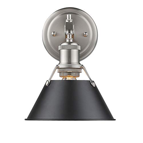 Pewter with Black Shade