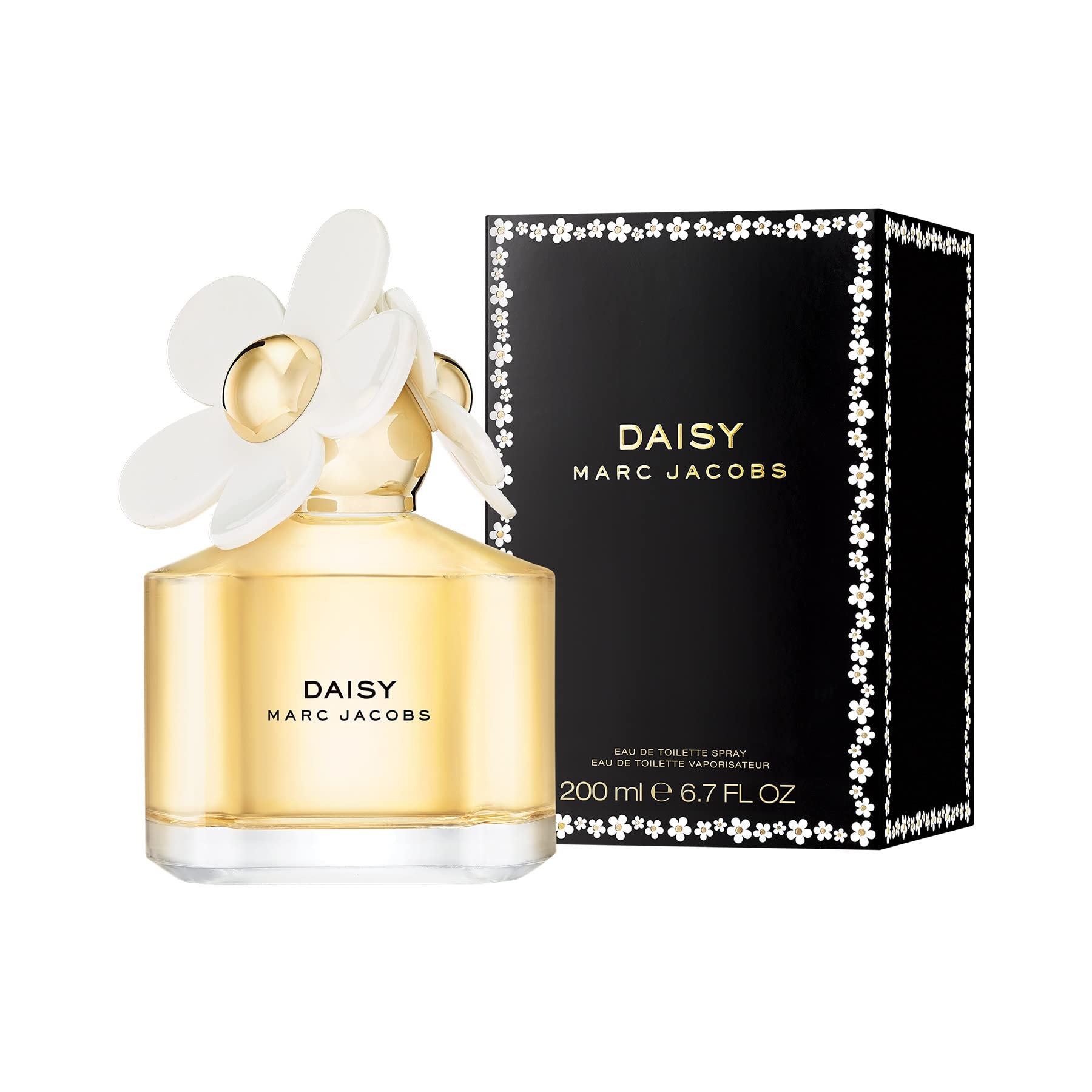 Marc Jacobs Daisy Eau de Toilette Spray for Women - 6.8 oz/201 mL Floral Perfume, Fresh & Feminine Scent - Perfect for Daily Wear, Date Nights & Special Occasions