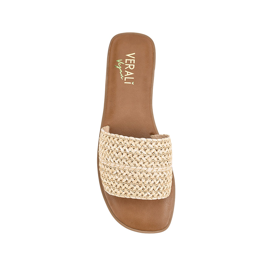 Sav Casual Slides for Women & Men - Comfortable Natural Weave Sandals for Beach, Pool & Home Use