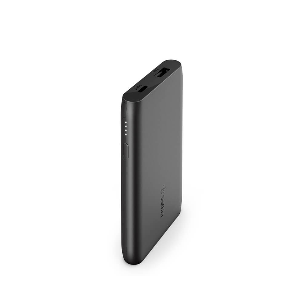 Belkin BoostCharge 5K Portable Charger Power Bank - 5000mAh Compact External Battery Pack for iPhone, Samsung & Android Phones - Perfect for Travel, Camping & Emergency Charging