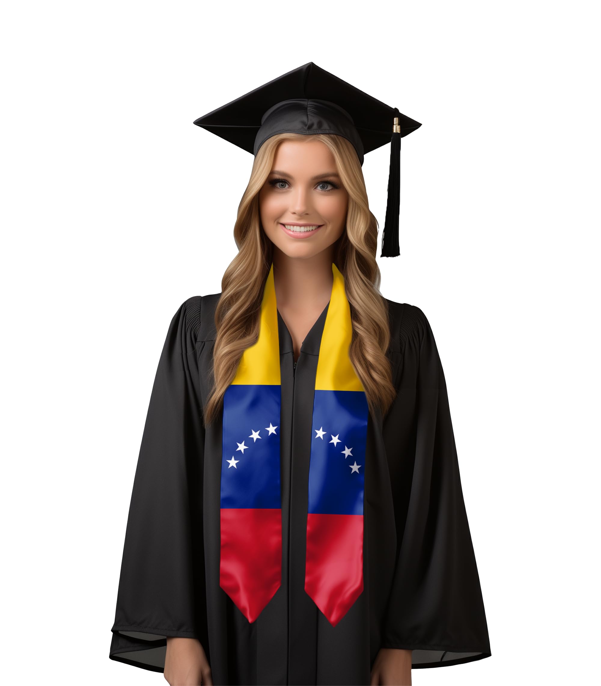 Civilos Unisex Graduation Stole - 72 Inch Honor Sash for Graduation Ceremony, Commencement & Academic Achievements - Perfect for High School, College & University Graduates