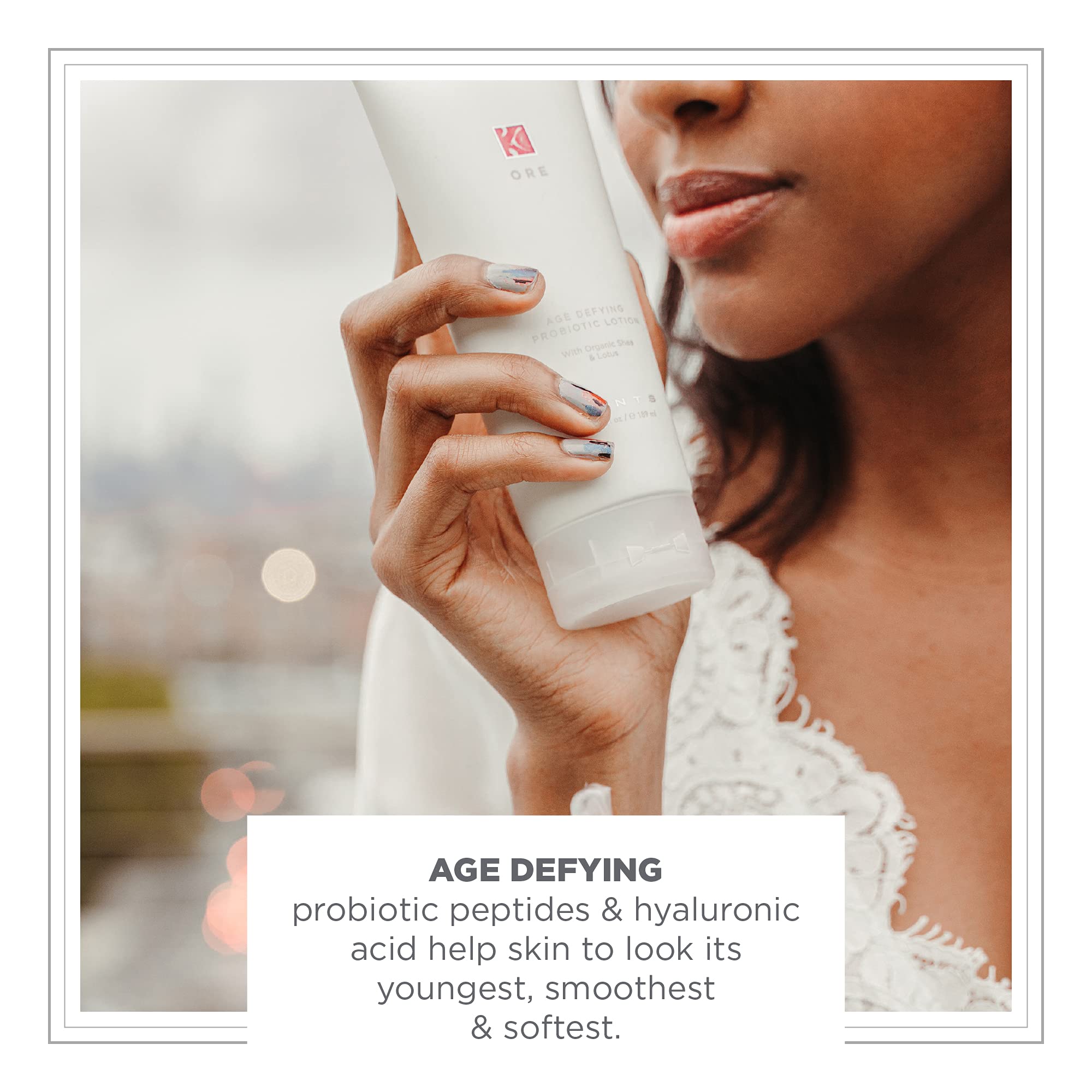 Zents Age-Defying Probiotic Lotion & Cashmere Body Oil Set (Ore Fragrance) - Hyaluronic Acid Moisturizer with Organic Shea Butter, Vitamin E & Coconut Oil - 6.4oz Lotion & 8oz Oil - Perfect for Dry Skin Care & Luxury Spa Night Routine