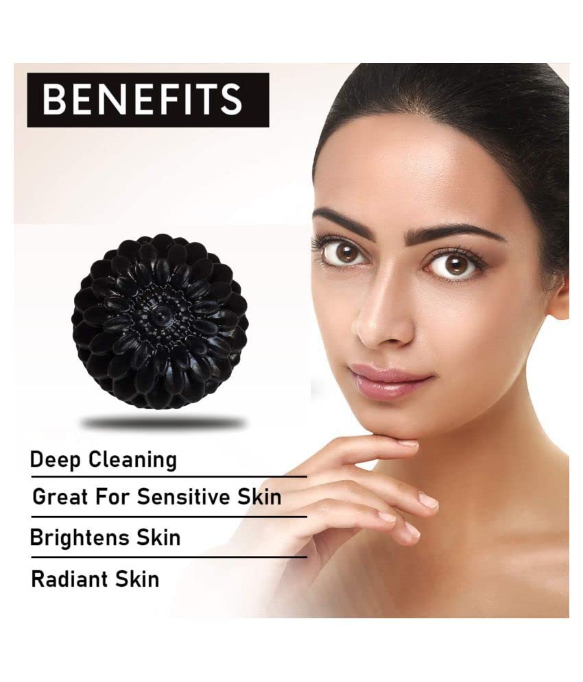 BADAHAIR® Activated Charcoal Soap for Acne, Blackheads & Wrinkle Reduction - Skin Brightening & Clarifying Facial Cleanser (5-Pack) | Perfect for Daily Skincare Routine & Sensitive Skin Care