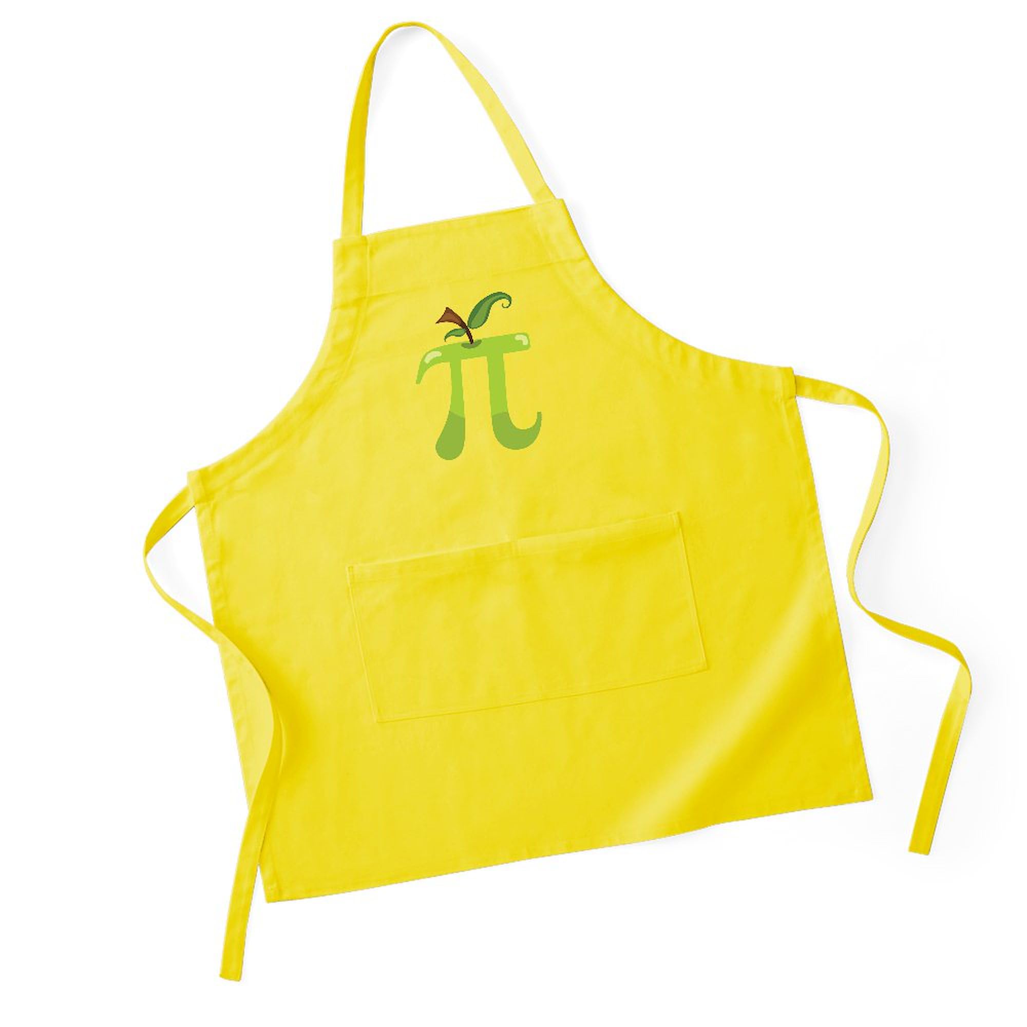 Apple Pi Kitchen Apron with Pockets - BBQ Grilling & Baking Apron for Cooking, Baking & Outdoor BBQ - Funny Math & Science Gift for Chefs & Bakers