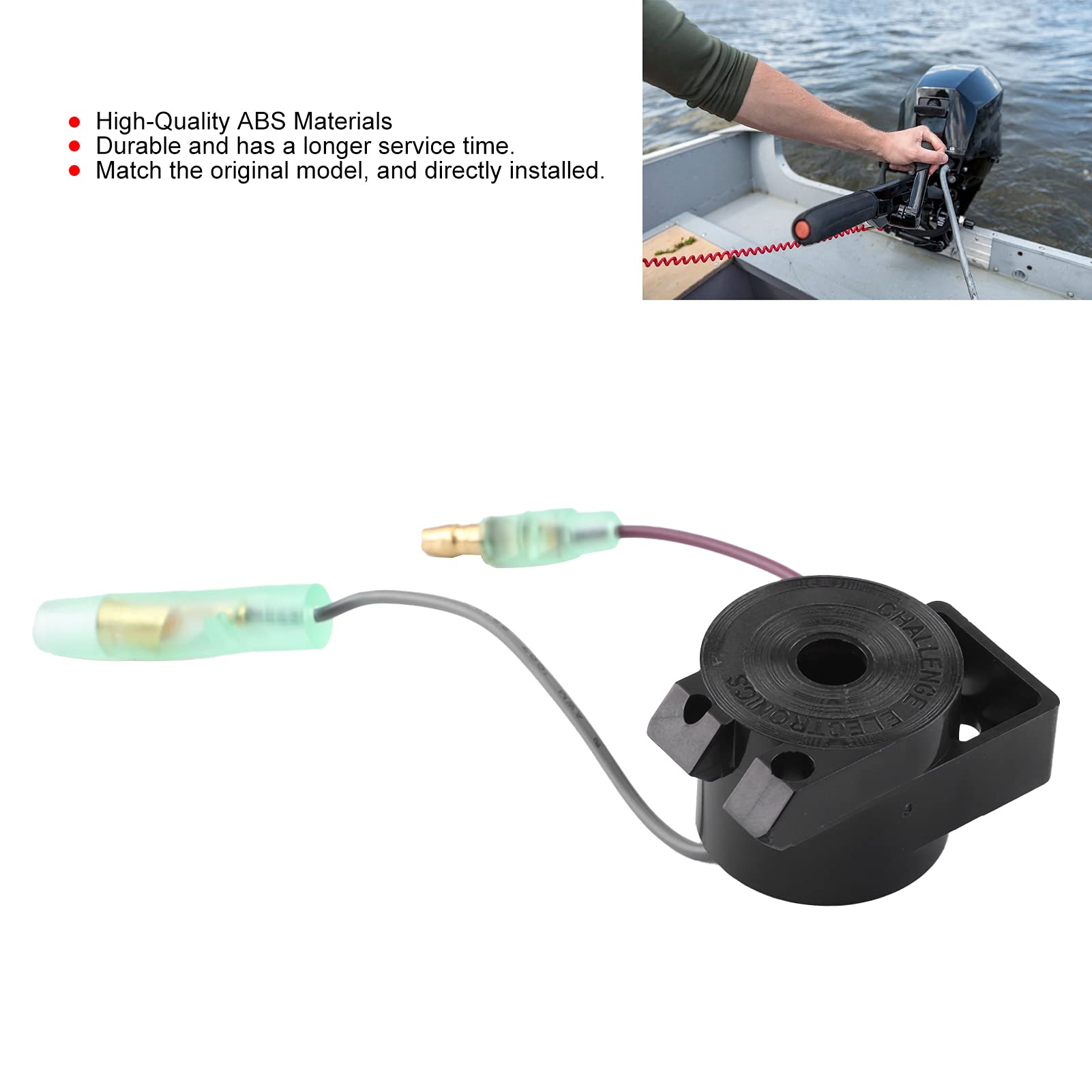 KIMISS Electronic Buzzer Alarm Sounder - Boat & Outboard Engine Warning Alarm with Remote Control Box (Single/Double Key Panel) - Perfect for Marine Safety & Vehicle Alert Systems