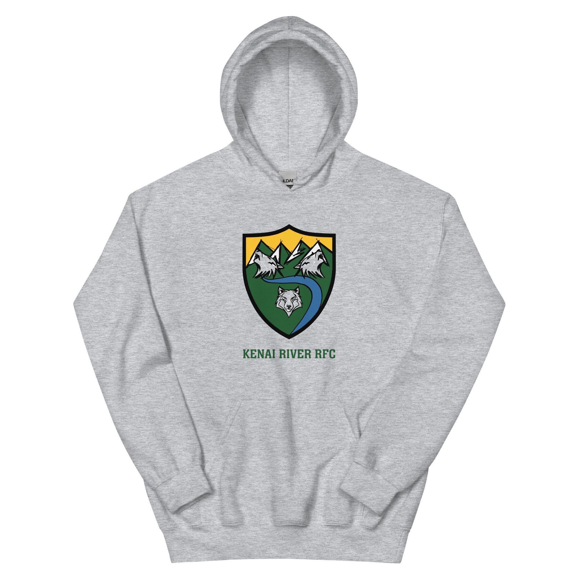 Kenai River RFC Heavy Blend Hoodie for Men & Women - Warm Fleece-Lined Pullover for Outdoor Activities, Camping, and Cold Weather Comfort