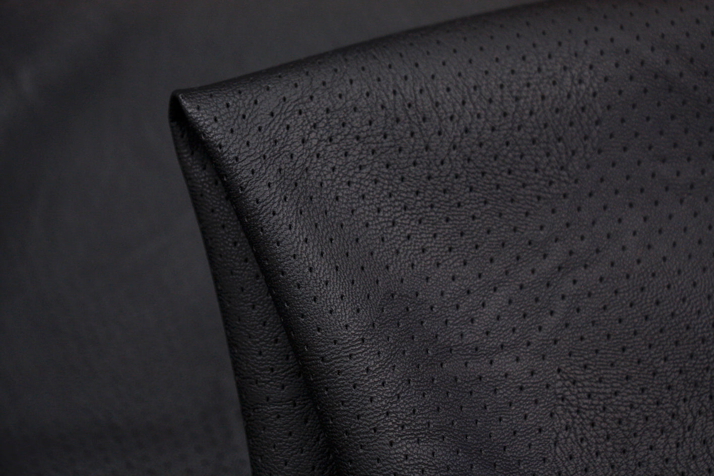 Black Perforated Faux Leather Jacket for Women - Stylish Vegan Leather Motorcycle Jacket for Casual Outfits & Night Out