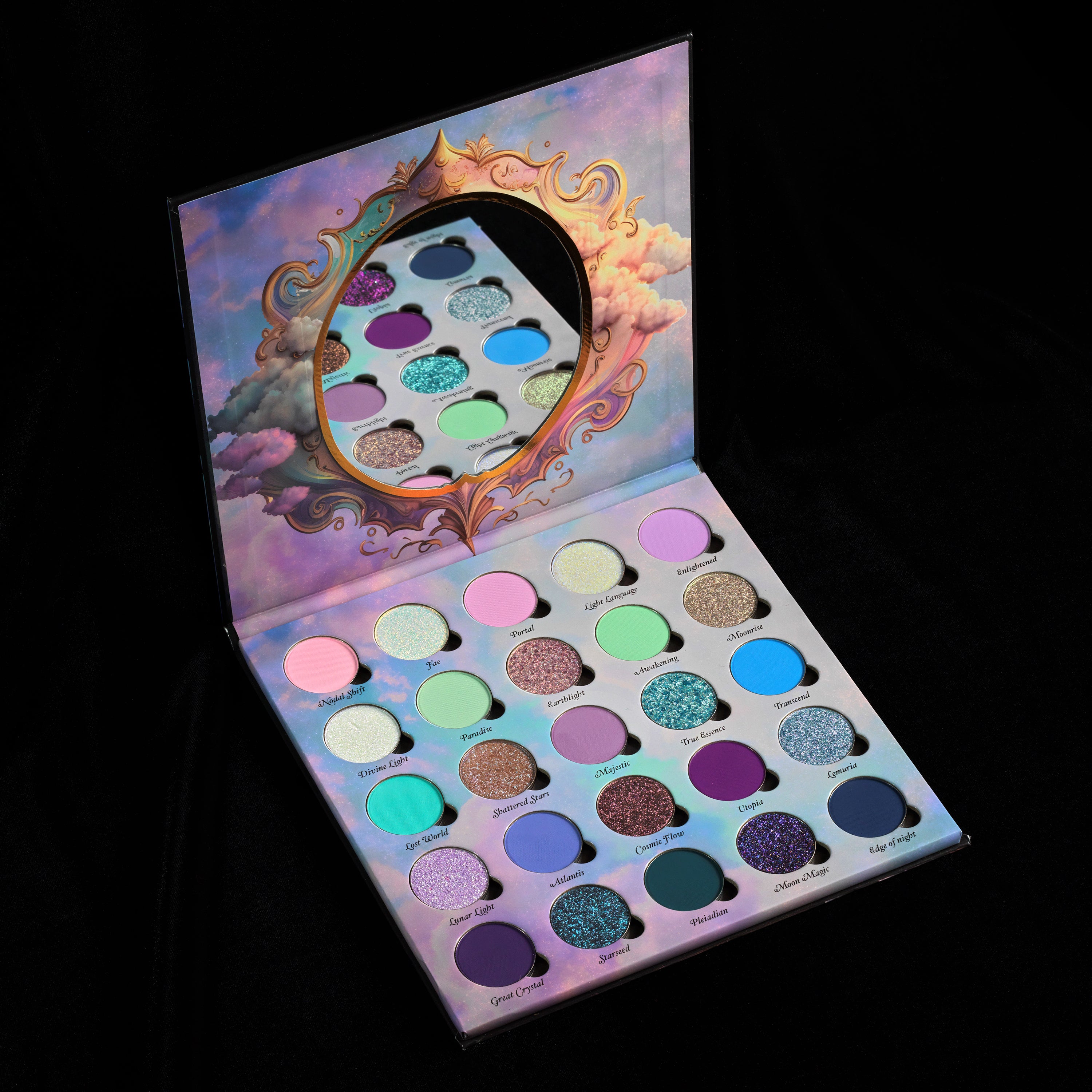 Lands of Enchantment Eyeshadow Palette - 12 Highly Pigmented Matte & Shimmer Shades for Day & Night Makeup Looks | Vegan & Cruelty-Free