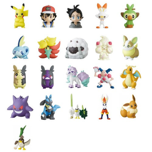 Pokemon Journeys Choco Egg Furuta 1 Inch Mini Figure Collection - Rare Gacha Toy for Kids, Gift & Display - Perfect for Birthday Parties, Collectors & Anime Fans