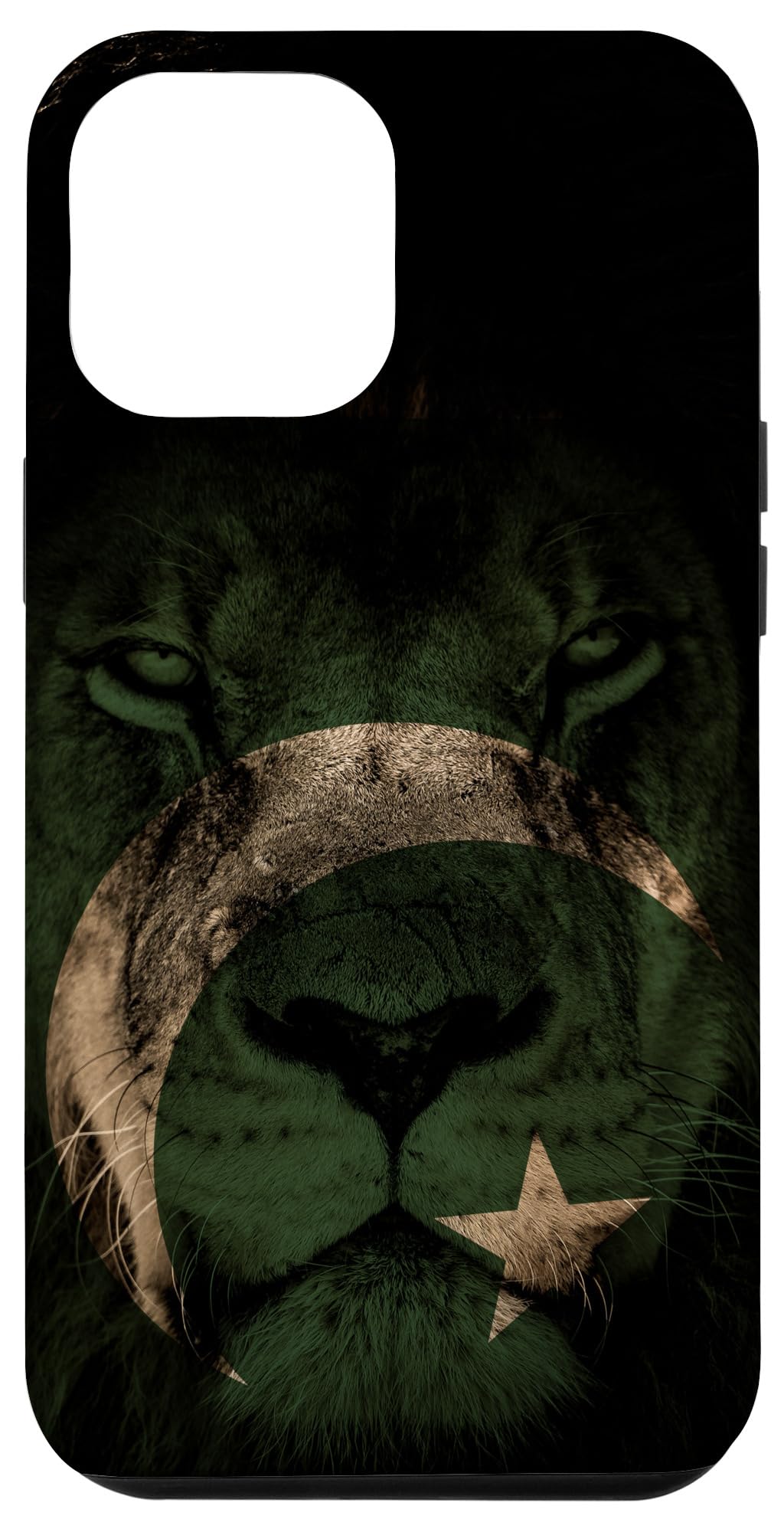 iPhone 12 Pro Max Case with Pakistan Flag & African Lion Design - Durable Protective Cover for iPhone 12 Pro Max - Show Your Pakistani Pride | Perfect for Travel, Daily Use & Gift Giving