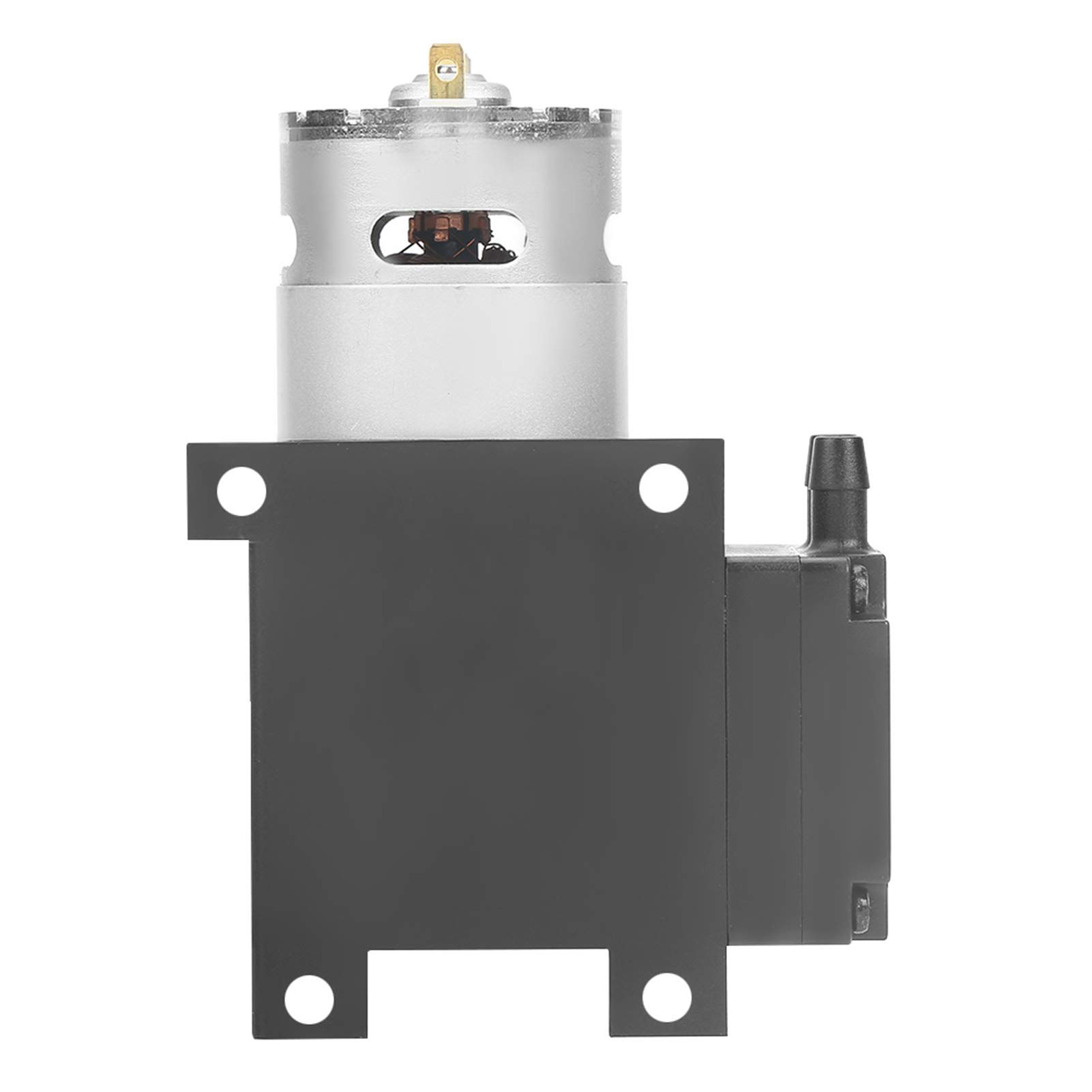 12W Mini Oilless Vacuum Pump, DC12V Constant Pressure Diaphragm Pump 80KPa 12L/min Flow - Ideal for Lab Experiments, Medical Devices & Gas Transfer Applications