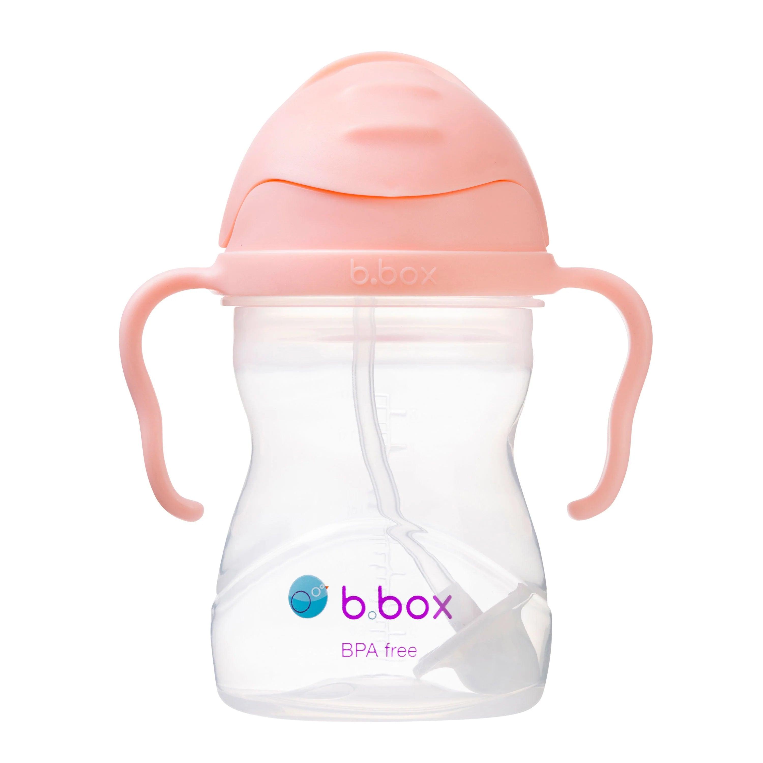 b.box Baby & Toddler Sippy Straw Cup 8oz/240ml - Leak Proof Spill Proof Drinking Cup for Infants & Kids - Perfect for Daycare, Travel & On-the-Go Hydration