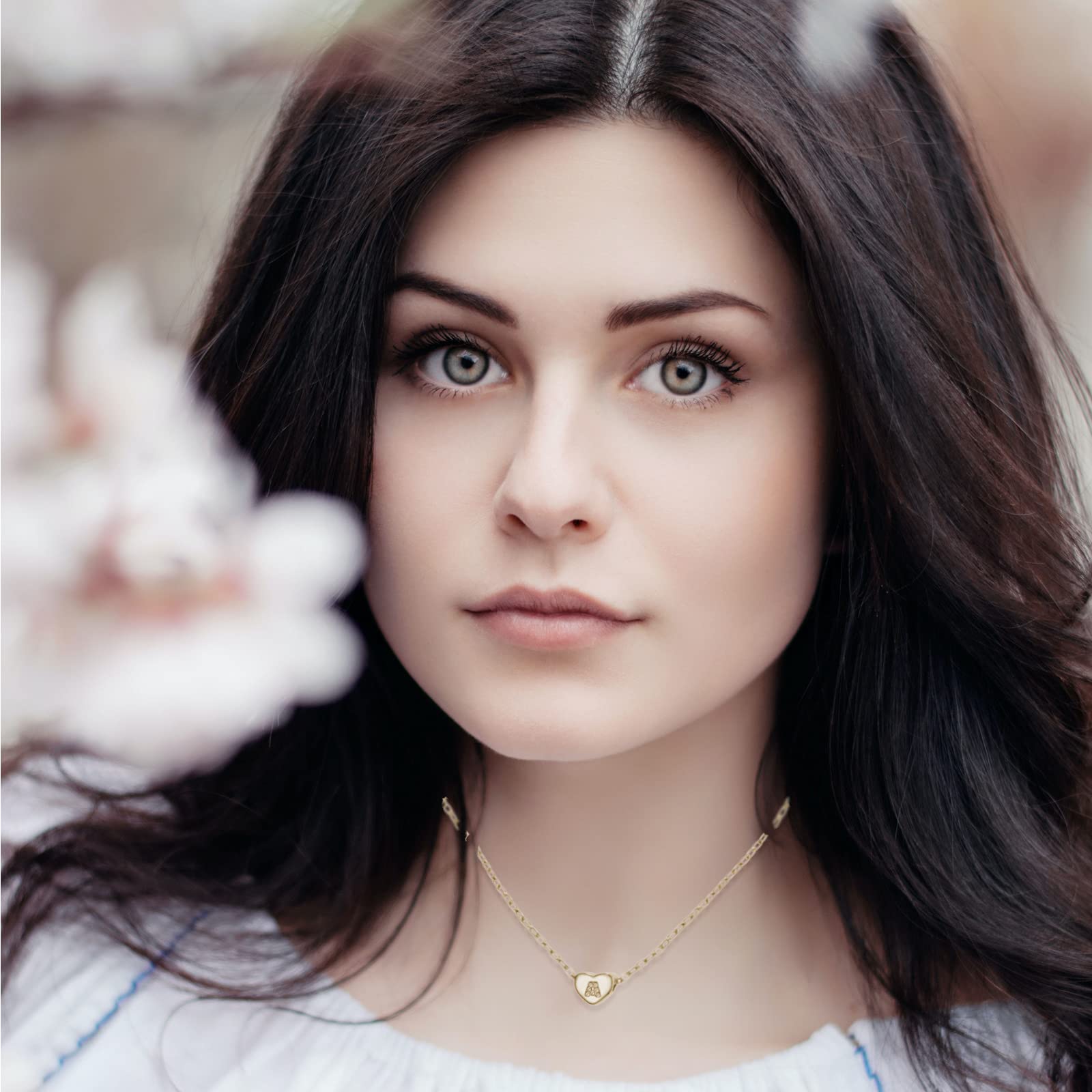 Tiny Heart Initial Necklace 14K Gold Plated Letter Pendant A-Z, Layered Gold Chain Choker Necklace for Women & Girls - Perfect for Valentine's Day, Anniversary Gifts & Everyday Jewelry