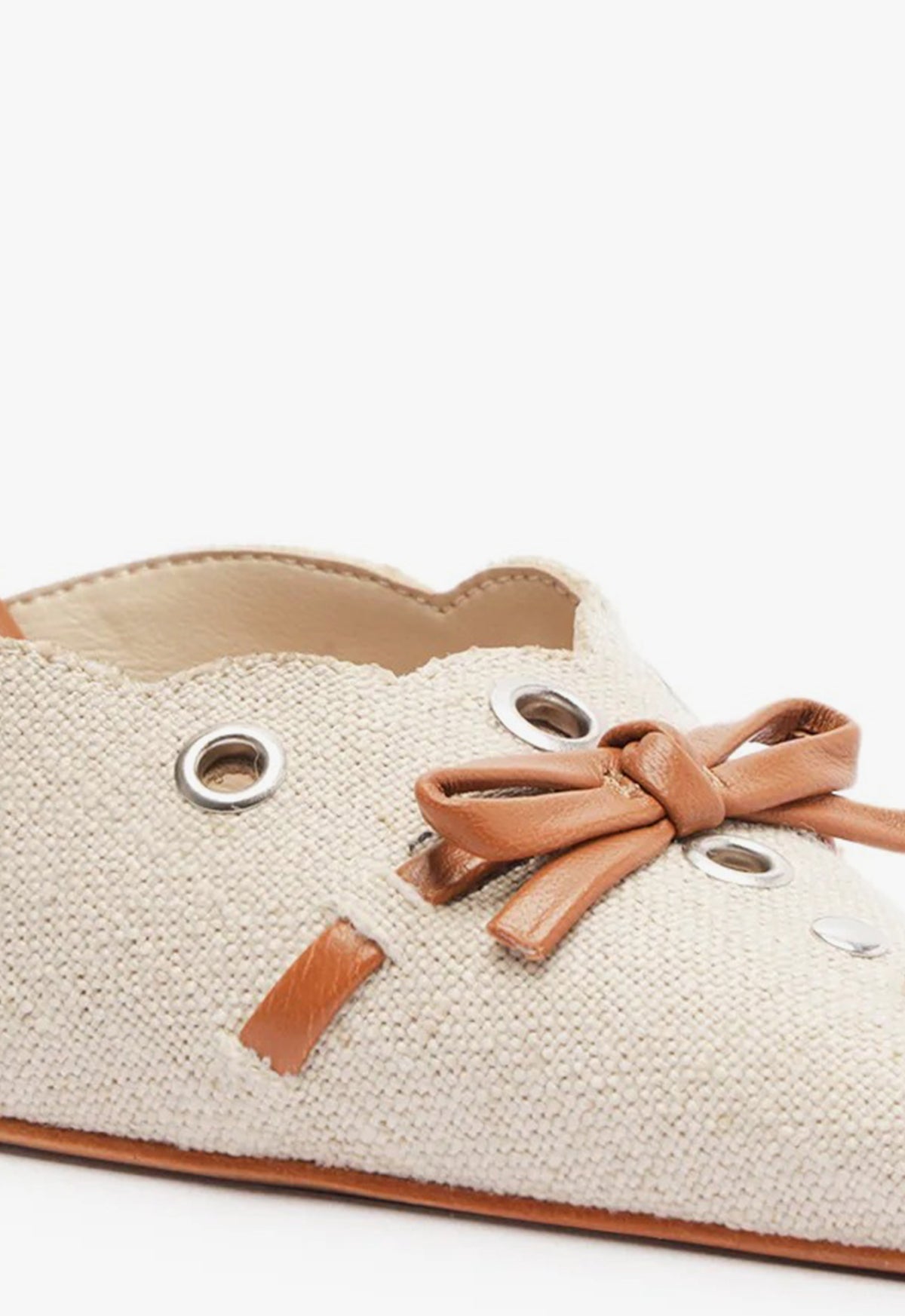 Hilly Linen Pump Shoes for Women - Comfortable & Breathable Summer Flats - Perfect for Office, Walking & Casual Outfits