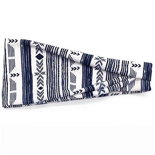 Stylish Printed Hair Bands Set for Women - 6 Pack Fashion Hair Accessories for Ponytail, Bun & Everyday Use - Perfect for Workout, Office & Casual Wear