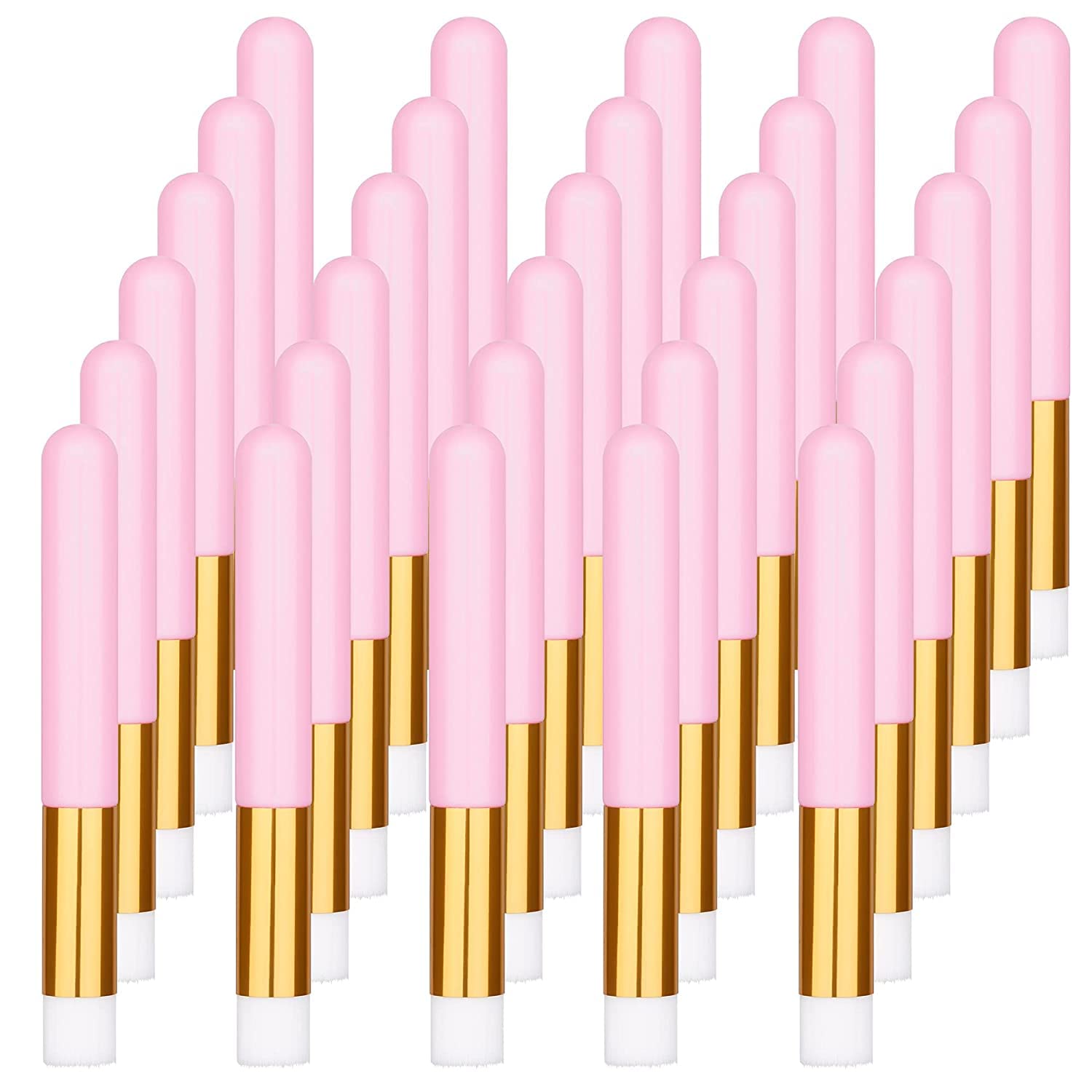 30PCS Eyelash & Nose Cleaning Brush Set - Lash Shampoo Brushes, Pore Cleanser, Blackhead Remover Tool for Eyelash Extensions & Deep Facial Cleansing - Perfect for Spa, Salon & At-Home Skincare Routine