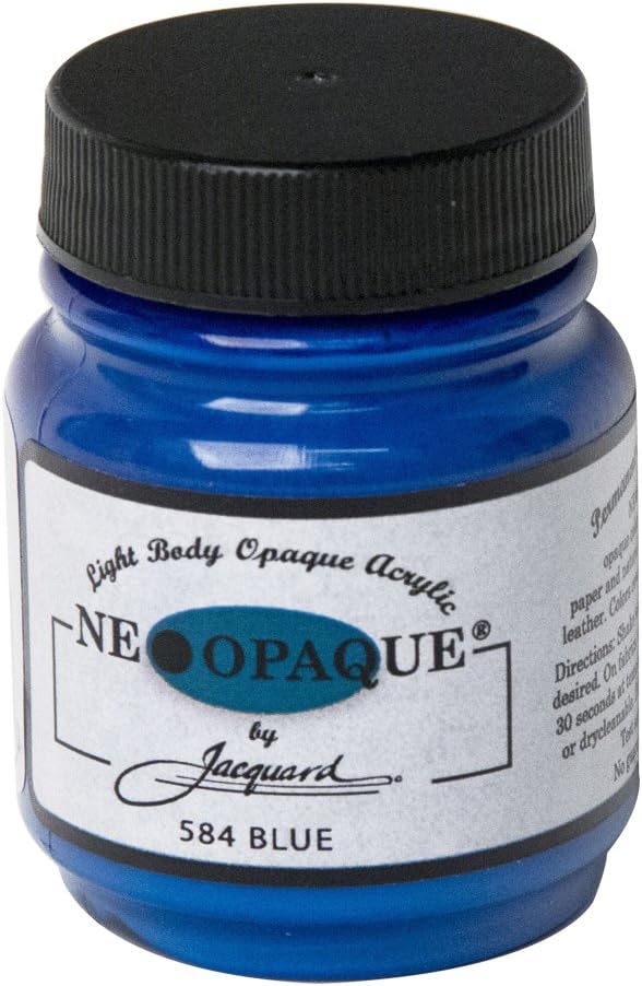 JACQUARD Neopaque Original Fabric Paint - 2.25 fl oz (66ml) - Premium Textile Paint for DIY Crafts, Clothing & Home Decor - Perfect for T-Shirts, Canvas Bags & Upholstery