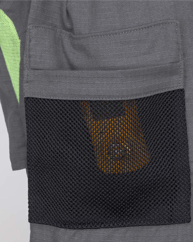 Flame Resistant Vented Coverall - Summit Breeze® Inherent Blend FR Workwear (Gray, 52 Tall) for Welding, Oil Rig & Industrial Safety Protection