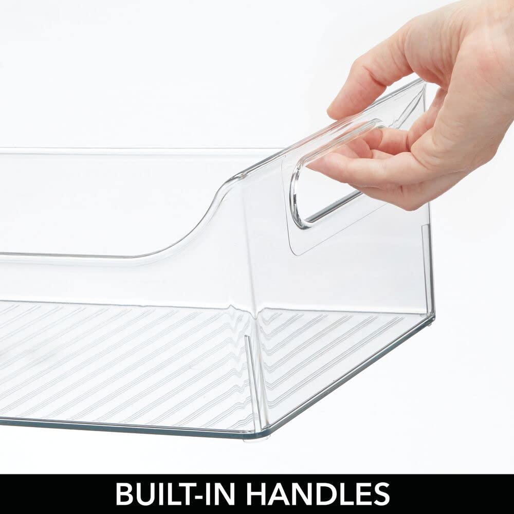 mDesign Slim Plastic Kitchen Pantry Cabinet Organizer - 16